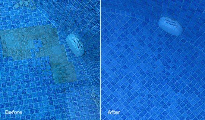 underwater swimming pool tile repair 